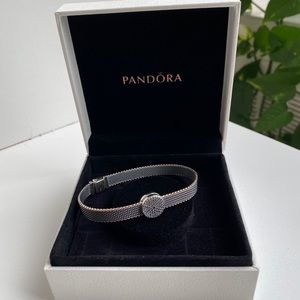 Silver Pandora Bracelet with charm